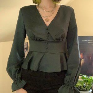 Forest Green Express Blouse